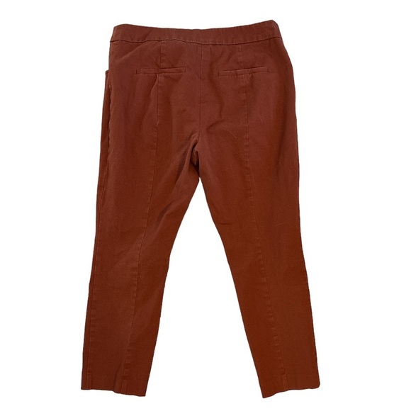 A New Day Burnt Orange Stretch Elastizado Cropped Pants Size 12 - Picture 3 of 4